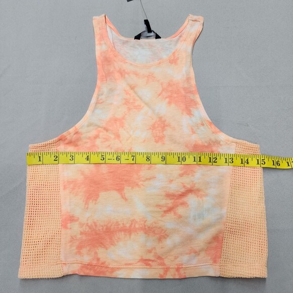 NWT Hurley Women's Orange Sleeveless Dylan Crop Top Size L - Picture 9 of 10